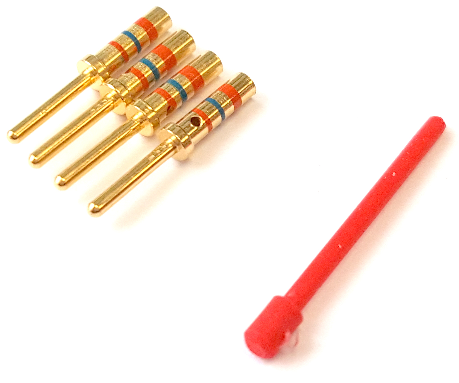 Amphenol Military 3-Pin Connector With Gold Crimp Pins D38999/26MA98PN