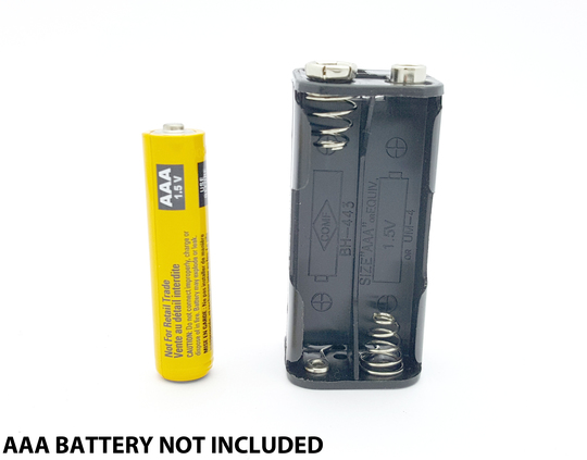 POPESQ® - PORTAPILAS Porta Pilas/Battery Holder 4 x AAA (R3) Battery  Socket/Soporte para baterías #A1776
